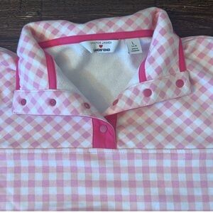 Draper James Lands End Pink Checkered Shirt-large